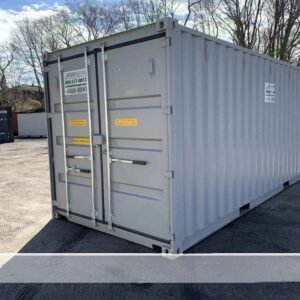 20′ x 8′ x 8.5′ Tall – New Double Door Shipping/Storage Container – Gray