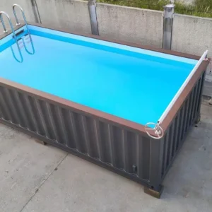 20ft Container Swimming Pool – Steel Container Pool with Filtration System