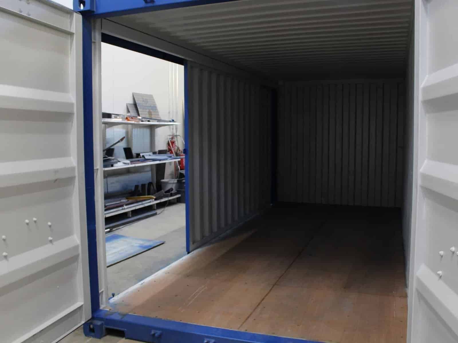 20ft High Cube Container (9′ 6″ high) suitable for IBC storage Sliding Door - Image 3