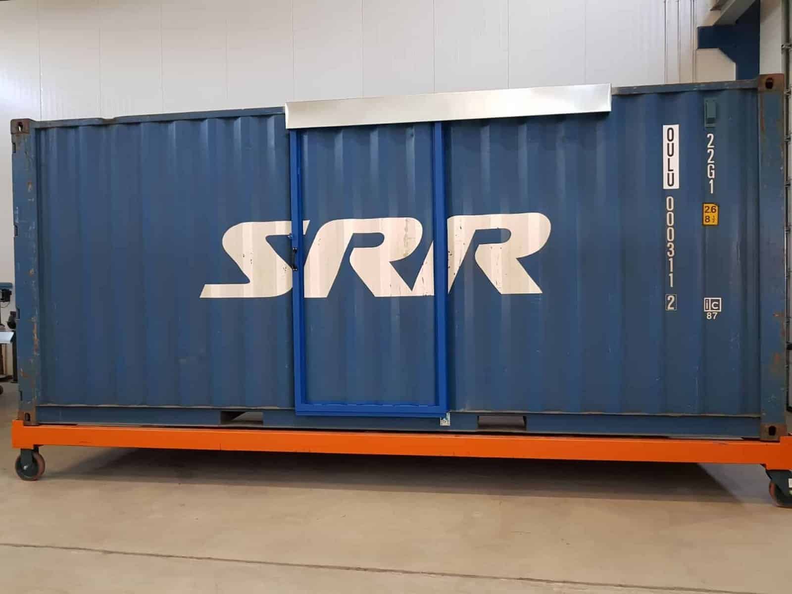 20ft High Cube Container (9′ 6″ high) suitable for IBC storage Sliding Door - Image 4