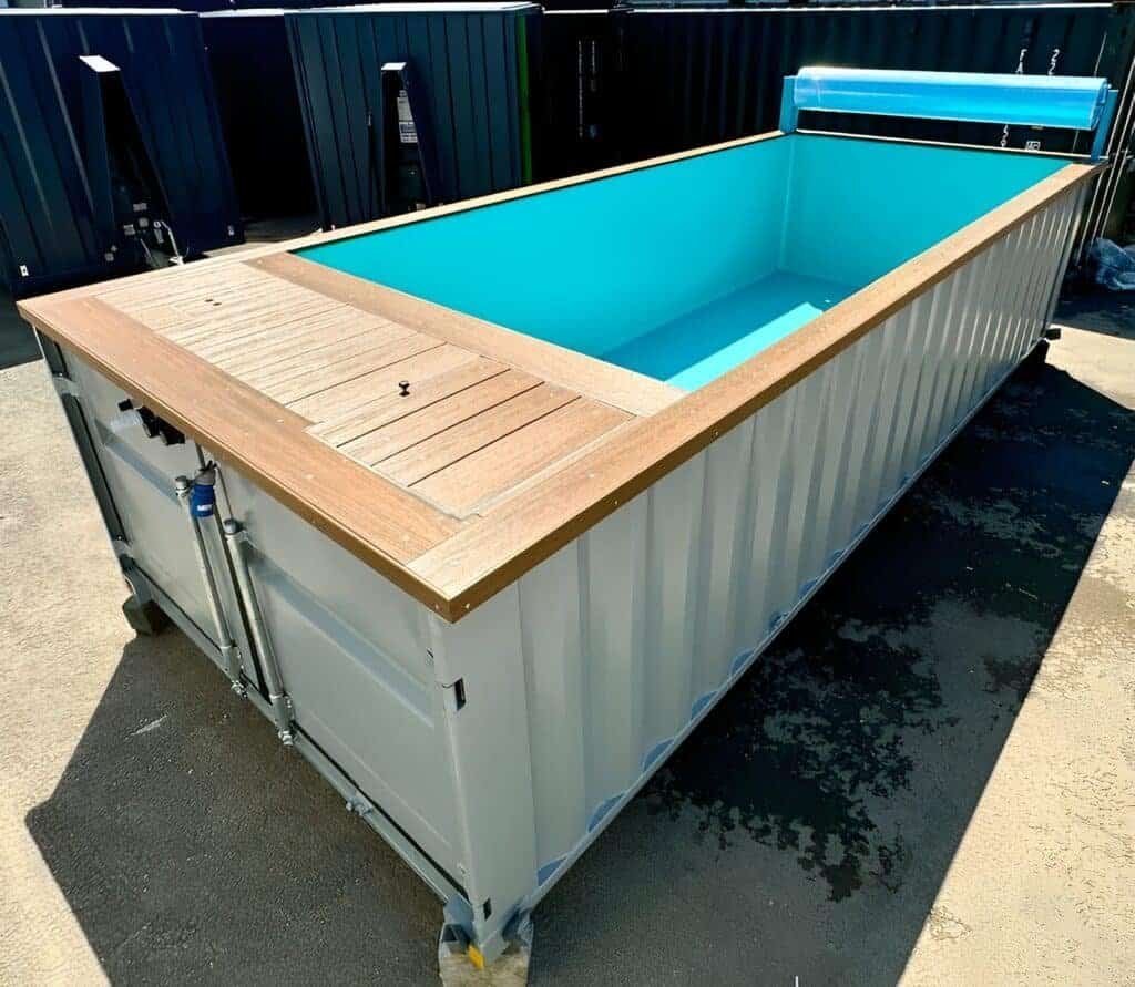 20ft Portable Container Swimming Pool | Caribbean Blue Outdoor Swimming Pool - Image 15