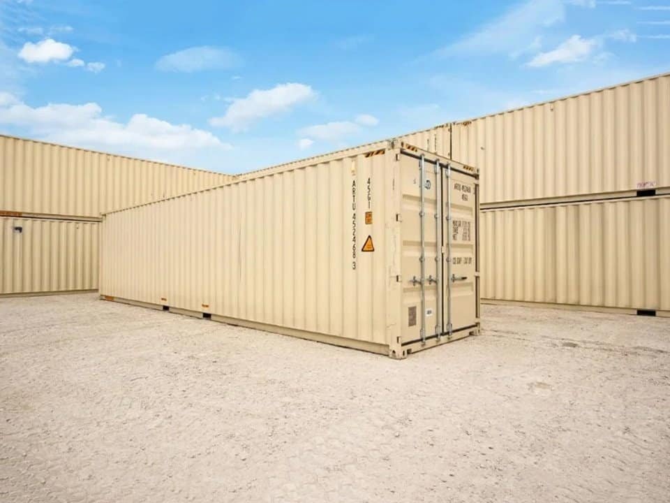 40′ High Cube New 1-Trip Double Door Steel Shipping Container