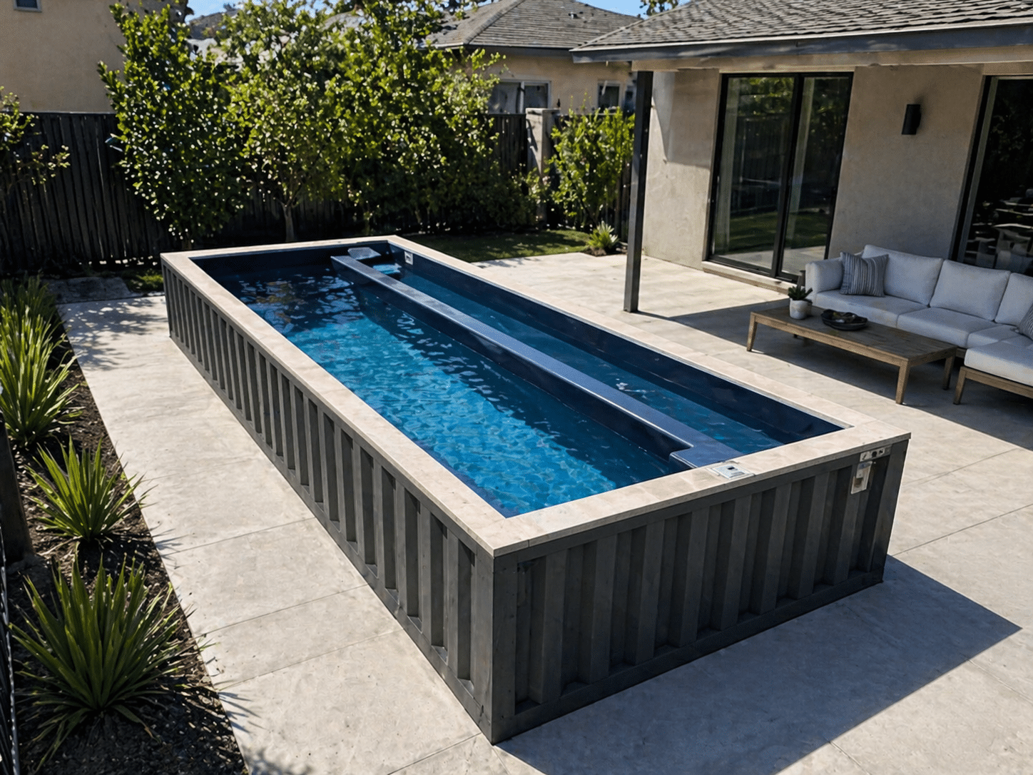 40FT Luxury Swimming Container Pool - Image 7