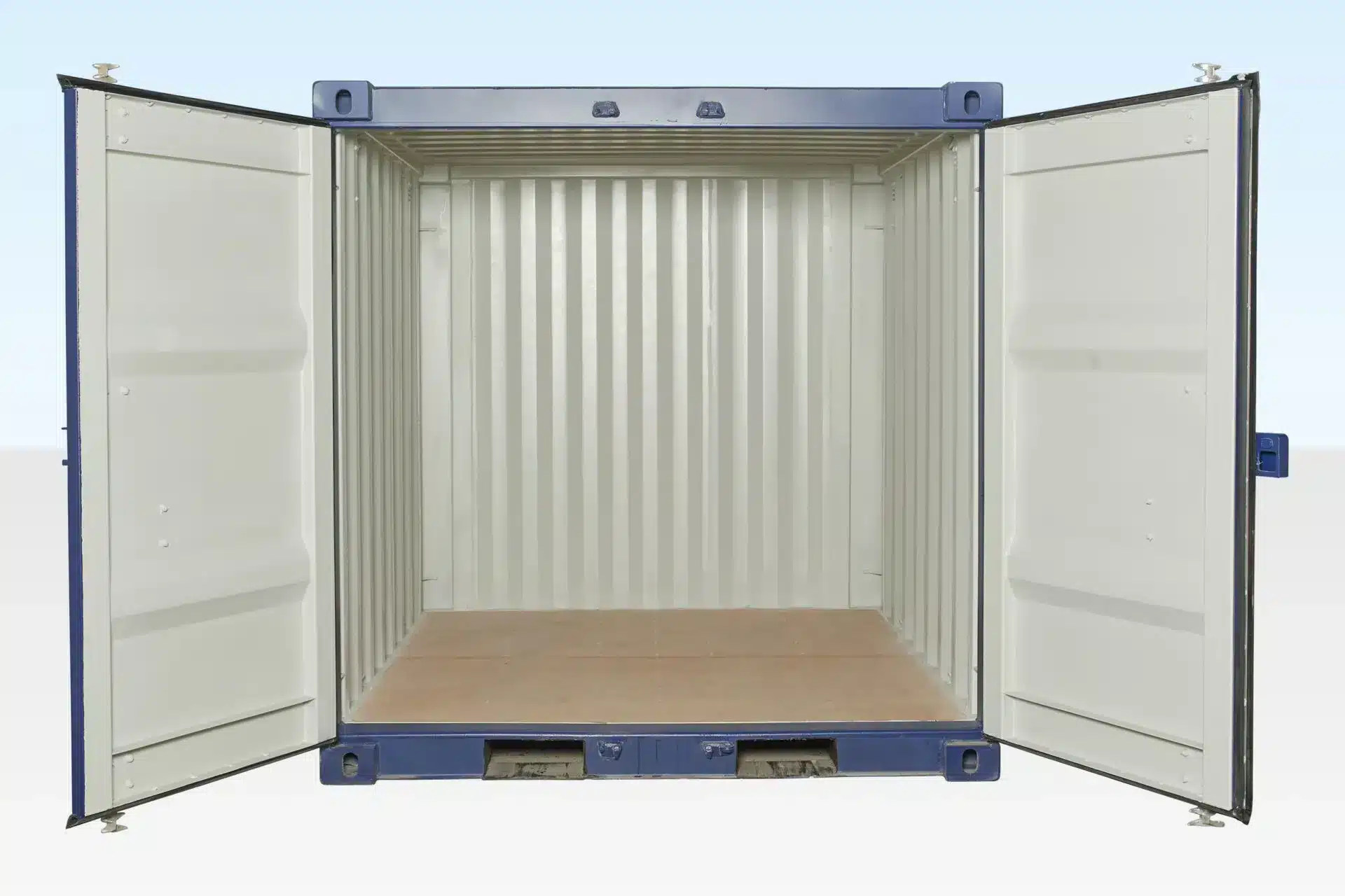 10ft Blue One Trip Shipping Container for Sale – ISO Certified - Image 4