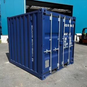10ft Blue One Trip Shipping Container for Sale – ISO Certified