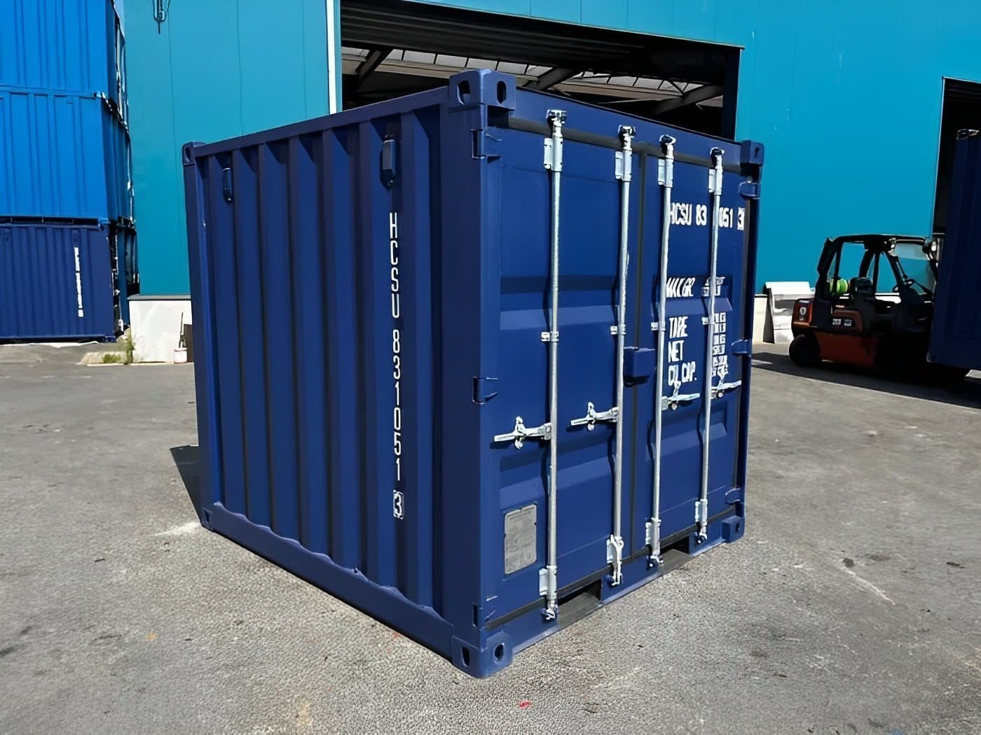 10ft Blue One Trip Shipping Container for Sale – ISO Certified