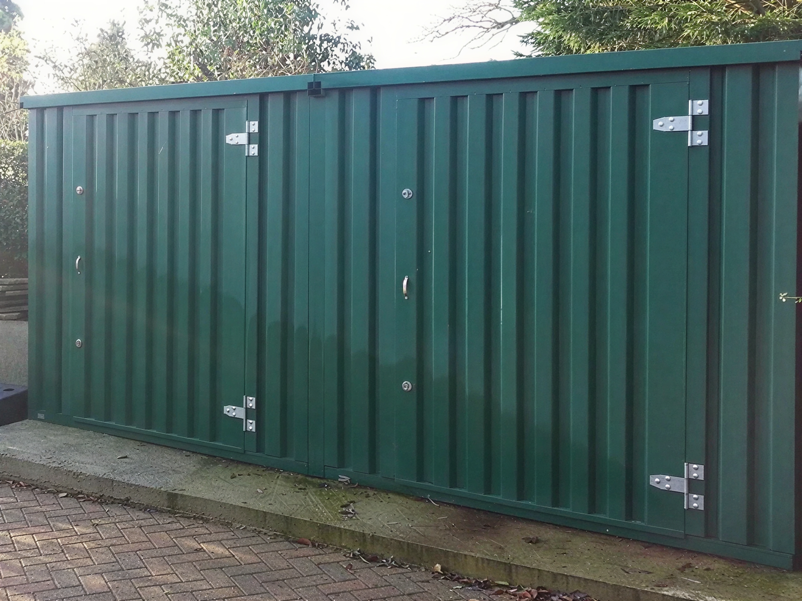 8M X 2.1M End Linked Flat Packed Container Bundle (Powder Coated) - Image 3