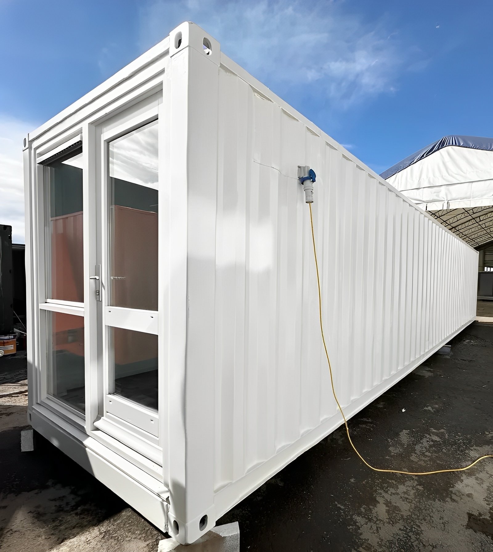 Converted 40ft Shipping Container | Open Plan Office | Portable Container Building - Image 2