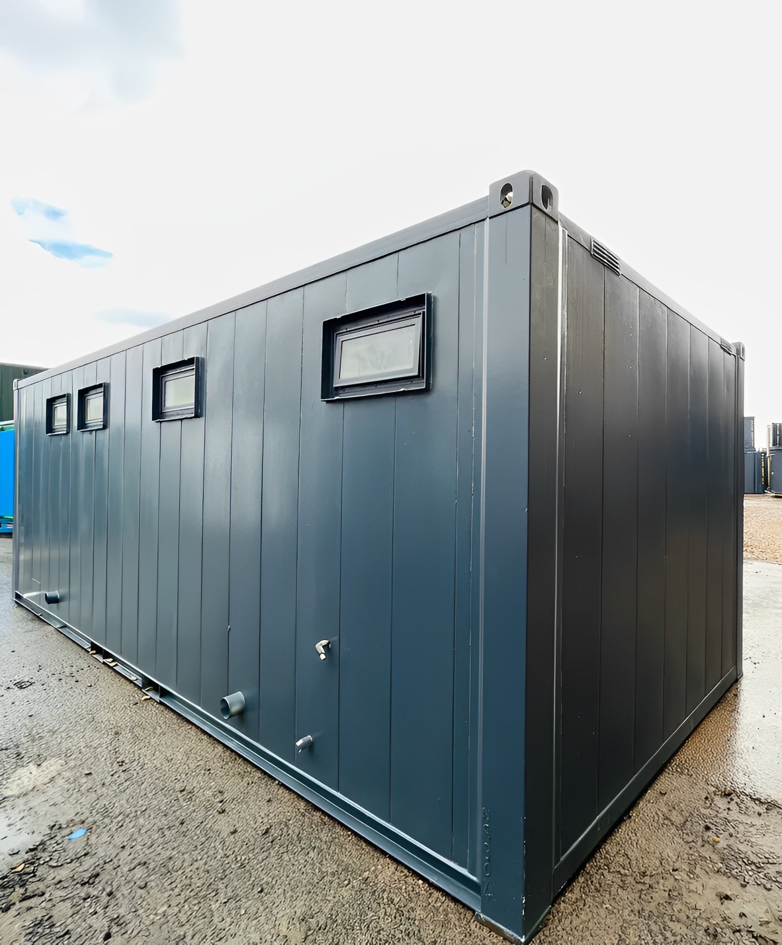 Toilet Block + Shower 24 x 9 Ft | 4 + 1 Toilet | Separate Shower Room - Image 3