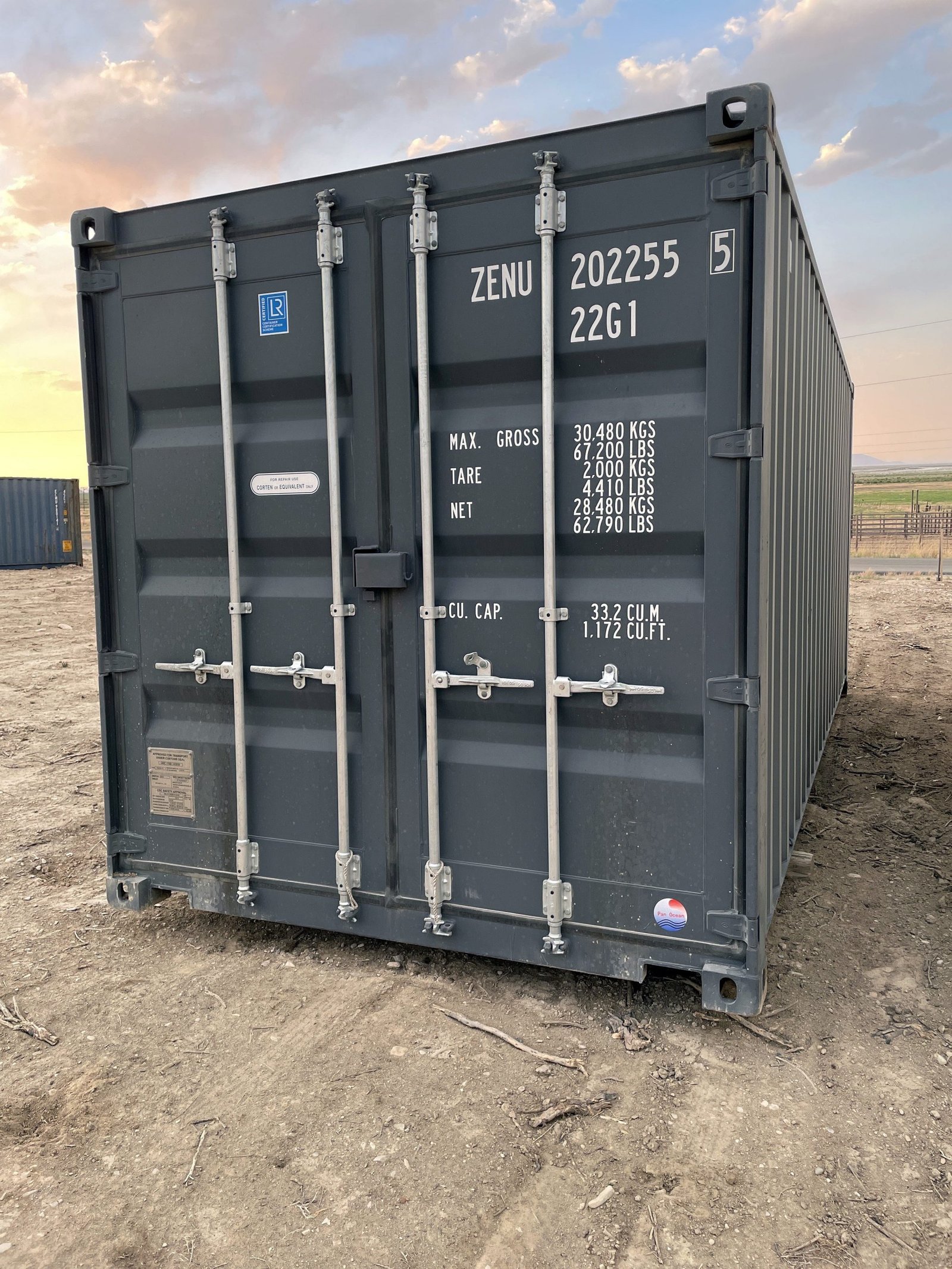 New 20ft Standard Shipping Container in Tacoma, Washington