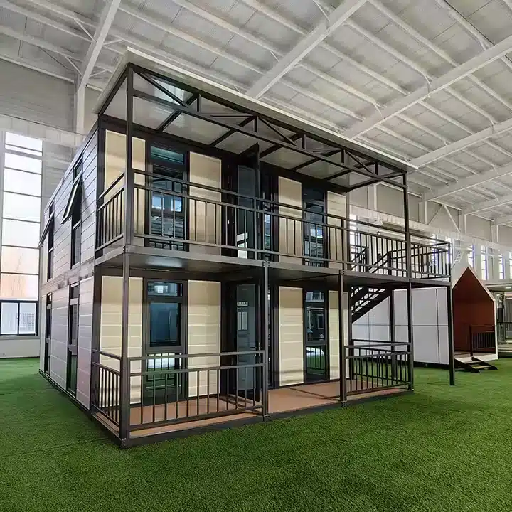 4 Bedroom 2 Story Luxury Modular Container Home Villa – Fully Furnished Prefabricated Portable House with Balcony