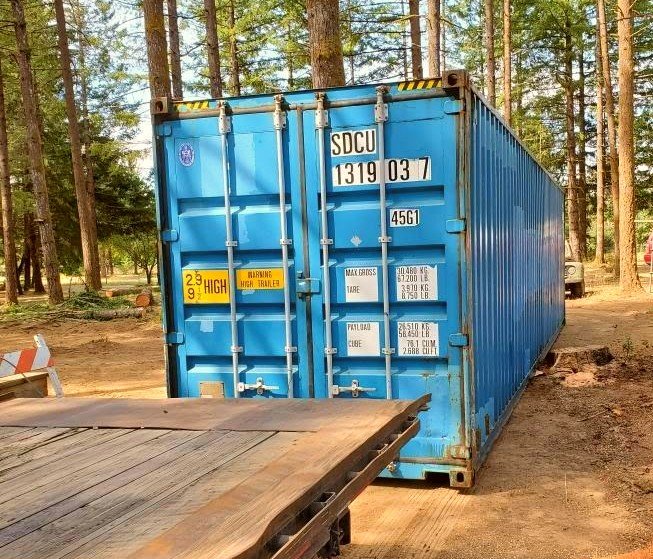 Used 40ft High Cube Shipping Container in Mansfield, Massachusetts