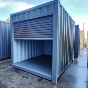 10ft high cube roll up door storage container