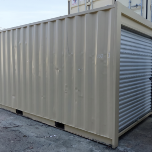 15ft Steel Storage Container with Roll-Up Door