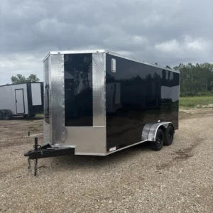 7x16TA2 Collins Custom Cargo Enclosed Cargo Trailer Black