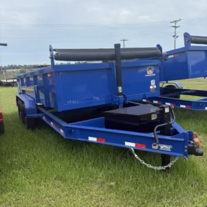 7x16TA2 Panther Cargo Dump Trailer Royal Blue