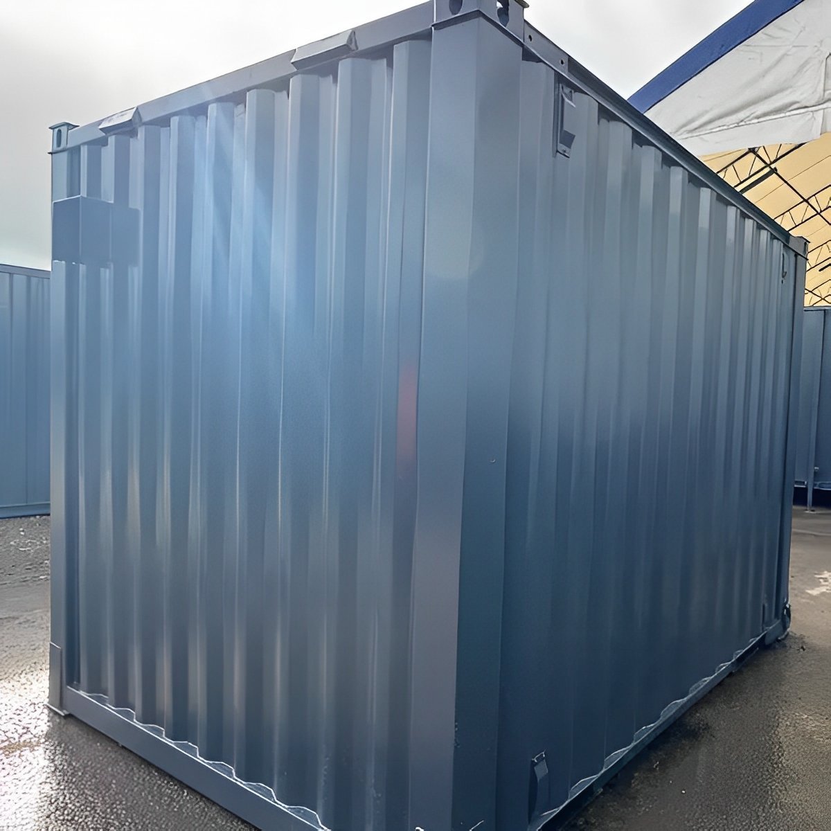 10ft x 8ft Portable Shipping Container Office – Anti-Vandal Steel Office Building - Image 8