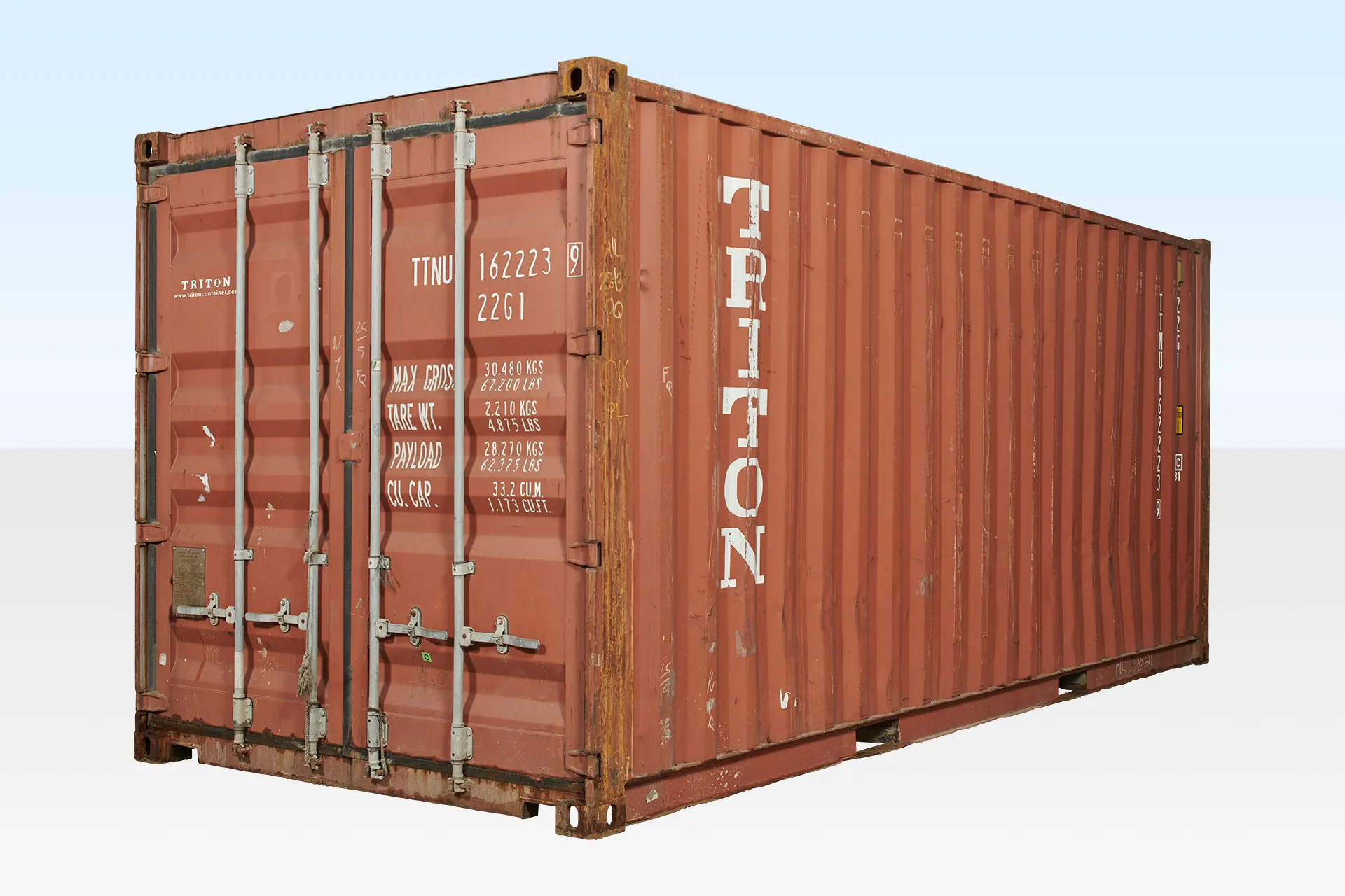 20ft Used Shipping Container - Wind & Watertight Corten Steel Storage Container
